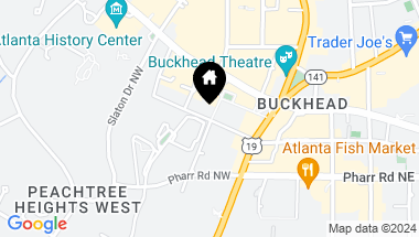 Map of 3040 Peachtree Road NW Unit 403, Atlanta GA, 30305
