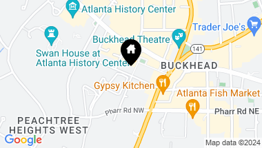 Map of 3040 Peachtree Road NW Unit 1815, Atlanta GA, 30305