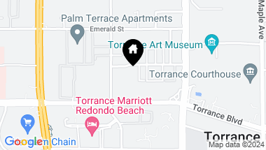 Map of 3520 Maricopa Street SW 14, Torrance CA, 90503