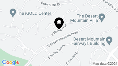 Map of 10277 E NOLINA Trail, Scottsdale AZ, 85262