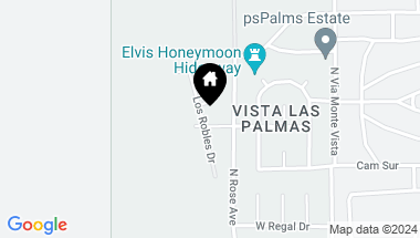 Map of 1210 LOS ROBLES Drive, Palm Springs CA, 92262