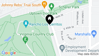 Map of 4531 N Country Club Lane, Long Beach CA, 90807