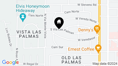 Map of 475 S ViA Las Palmas, Palm Springs CA, 92262