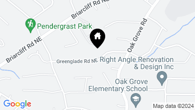 Map of 2380 B Greenglade Road NE, Atlanta GA, 30345