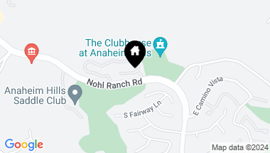 Map of 6401 E Nohl Ranch Road 84, Anaheim Hills CA, 92807