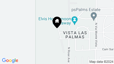 Map of 1269 LOS ROBLES Drive, Palm Springs CA, 92262