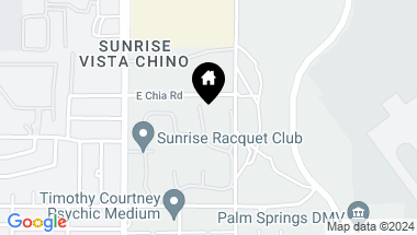 Map of 1330 Campeon Circle, Palm Springs CA, 92262