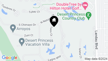 Map of 28610 Taos Court, Cathedral City CA, 92234