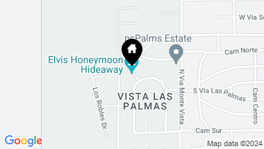 Map of 1350 Ladera Circle, Palm Springs CA, 92262