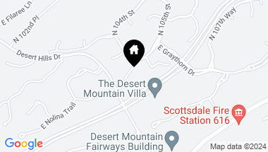 Map of 39287 N 104TH Place, Scottsdale AZ, 85262