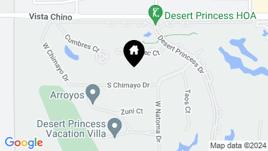 Map of 67428 S CHIMAYO Drive, Cathedral City CA, 92234