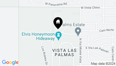 Map of 838 W STEVENS Road, Palm Springs CA, 92262