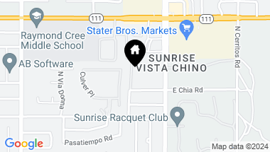 Map of 1407 N Sunrise WAY Unit: 19, Palm Springs CA, 92262