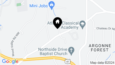 Map of 723 Moores Mill Road NW, Atlanta GA, 30327