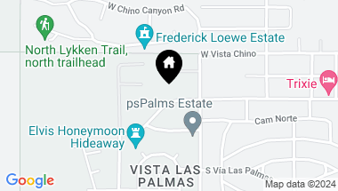 Map of 690 W Stevens Road, Palm Springs CA, 92262