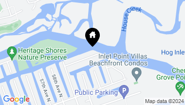 Map of 5931 Channel St., North Myrtle Beach SC, 29582