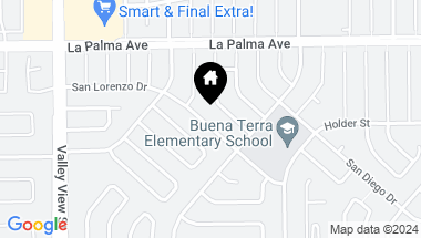 Map of 6251 San Lorenzo Drive, Buena Park CA, 90620