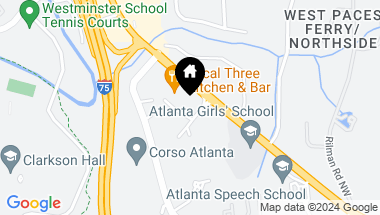 Map of 3286 Northside Parkway NW Unit 504, Atlanta GA, 30327