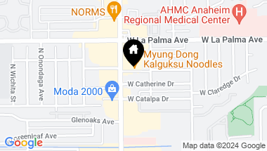 Map of 928 N Euclid Street, Anaheim CA, 92801