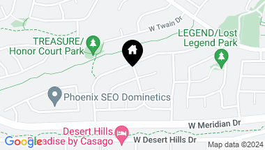 Map of 2304 W SAX CANYON Lane, Phoenix AZ, 85086