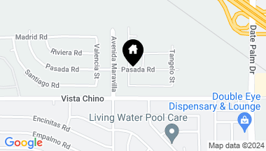 Map of 68555 Pasada Road, Cathedral City CA, 92234