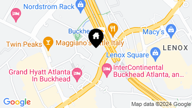 Map of 3344 Peachtree Road Unit 4601, Atlanta GA, 30326