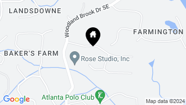 Map of 2880 Bakers Farm Road SE, Atlanta GA, 30339