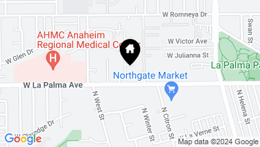 Map of 1114 N Mayfair Avenue, Anaheim CA, 92801
