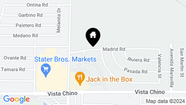 Map of 68073 Madrid RD, CATHEDRAL CITY CA, 92234