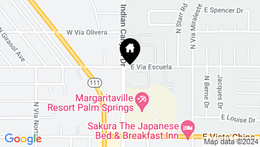 Map of 213 The Riv, Palm Springs CA, 92262