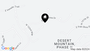 Map of 10418 E GROUNDCHERRY Lane # 47, Scottsdale AZ, 85262