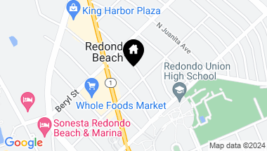 Map of 607 N Guadalupe Avenue B, Redondo Beach CA, 90277