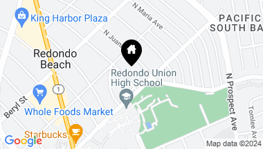 Map of 512 N Irena Avenue B, Redondo Beach CA, 90277