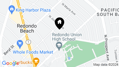 Map of 518 N Irena Avenue A, Redondo Beach CA, 90277