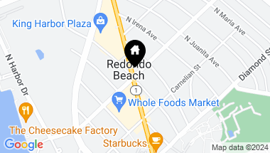 Map of 223 Juanita Avenue S B, Redondo Beach CA, 90277