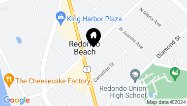 Map of 627 N Guadalupe Avenue 5, Redondo Beach CA, 90277