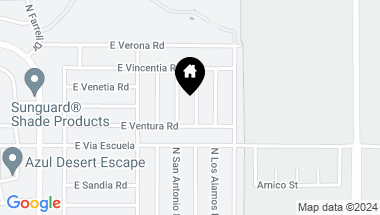Map of 2255 N San Clemente Road, Palm Springs CA, 92262