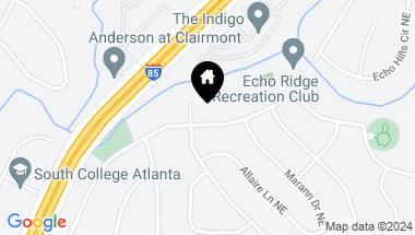 Map of 2212 Meadowvale Drive NE, Atlanta GA, 30345