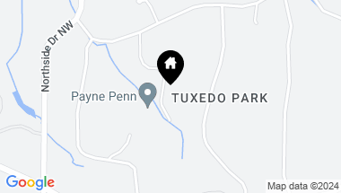 Map of 3571 Tuxedo Park NW, Atlanta GA, 30305