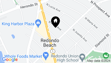 Map of 716 N Guadalupe Avenue B, Redondo Beach CA, 90277