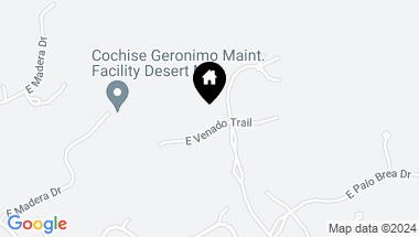 Map of 10216 E VENADO Trail, Scottsdale AZ, 85262