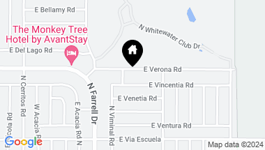 Map of 2755 E Verona Road, Palm Springs CA, 92262