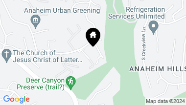 Map of 473 S Country Hill Road, Anaheim Hills CA, 92808