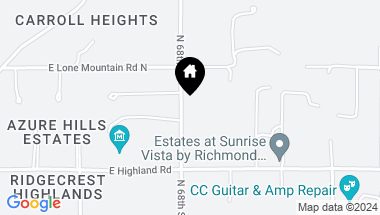 Map of 40409 N ECHO CANYON Drive, Cave Creek AZ, 85331