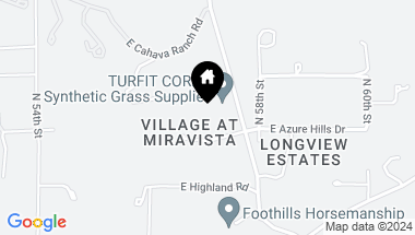 Map of 5736 E Azure Hills Drive, Cave Creek AZ, 85331