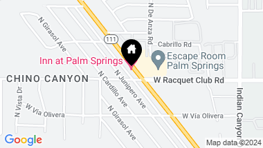 Map of 2525 Palm Canyon Drive, Palm Springs CA, 92262