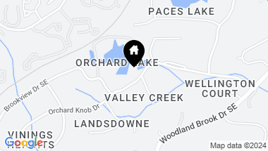 Map of 2847 Orchard Knob Drive SE, Atlanta GA, 30339