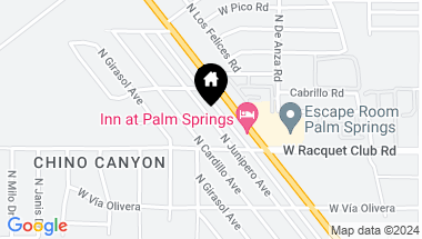 Map of 0 N Junipero Avenue, Palm Springs CA, 92262