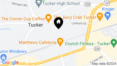 Map of 4271 1st Avenue, Tucker GA, 30084