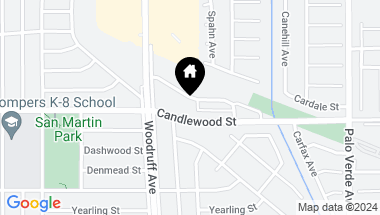 Map of 5960 Camerino Street, Lakewood CA, 90713